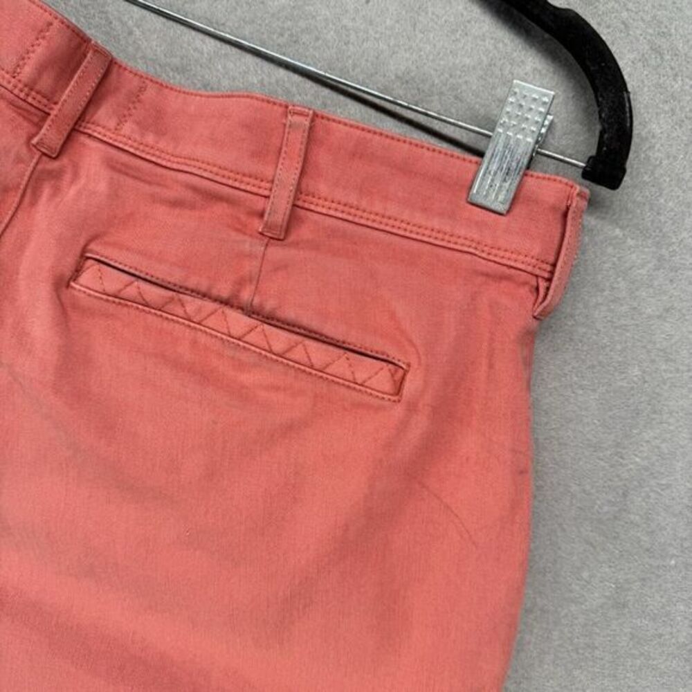 Wellen Shorts Mens Size 33 Coral Pink Chino Flat Front Bermuda READ Playa - Picture 5 of 14